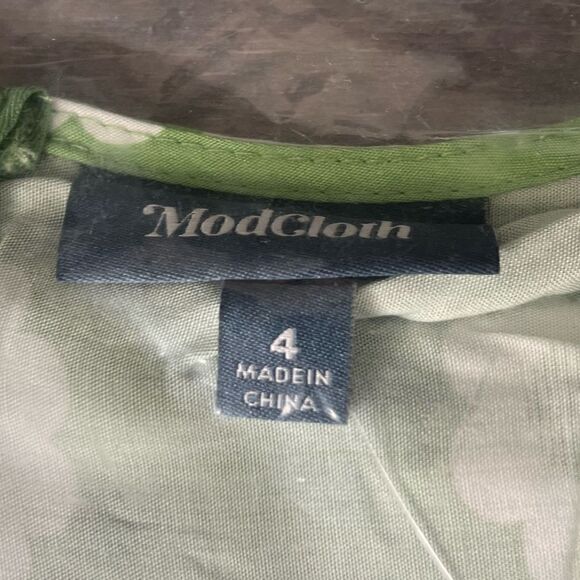 ModCloth Marketing My Words A-Line Dress in Green with White Daisy. Size 4. NWT! - Picture 8 of 11
